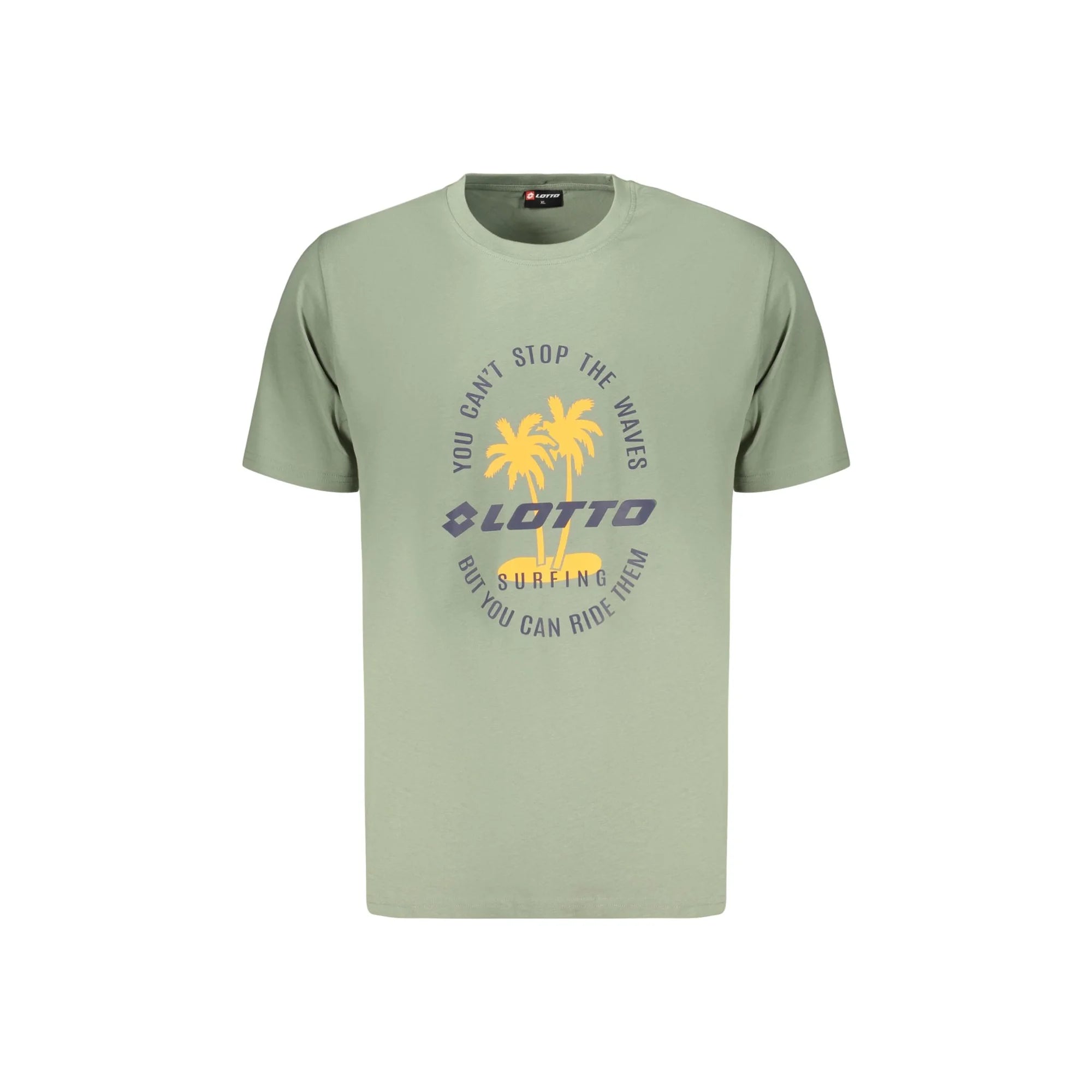 LOTTO T-SHIRT MANICHE CORTE UOMO VERDE